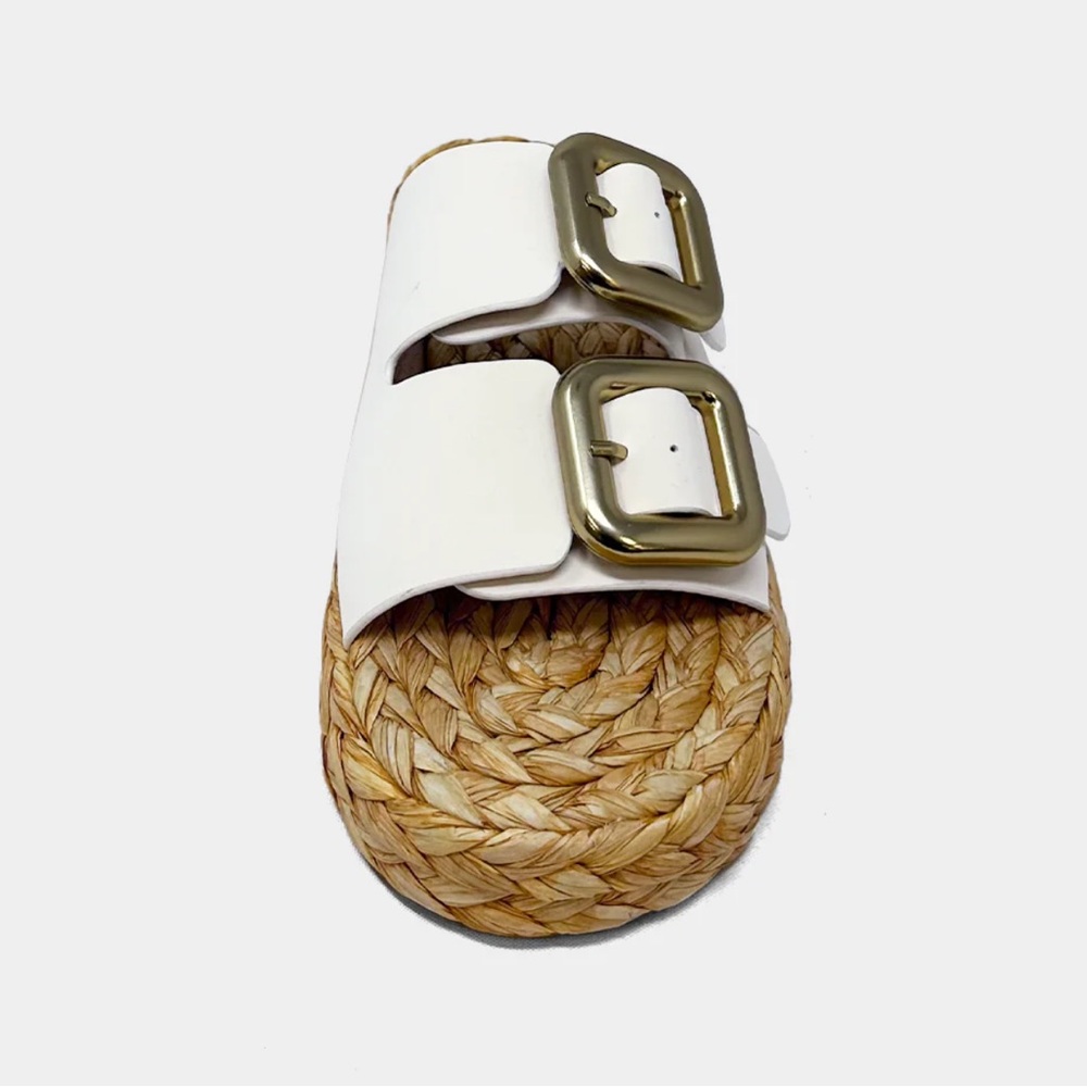 New in box Billie sandals from ShuShop. Multiple sizes. Color bone